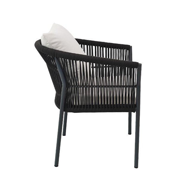 Outdoor leisure woven chair Garden garden balcony Rattan woven outdoor sun protection dining chair Villa Homestay tables and chairs