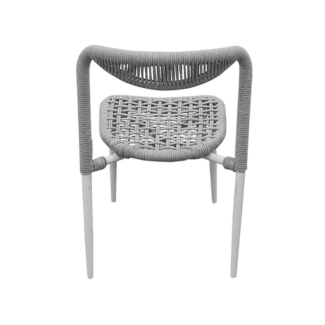 Outdoor Table And Chair, Courtyard Balcony, Open-air Garden, Waterproof And Sun-Proof, All-Aluminum Rope Chair, Tea Table And Chair Combination