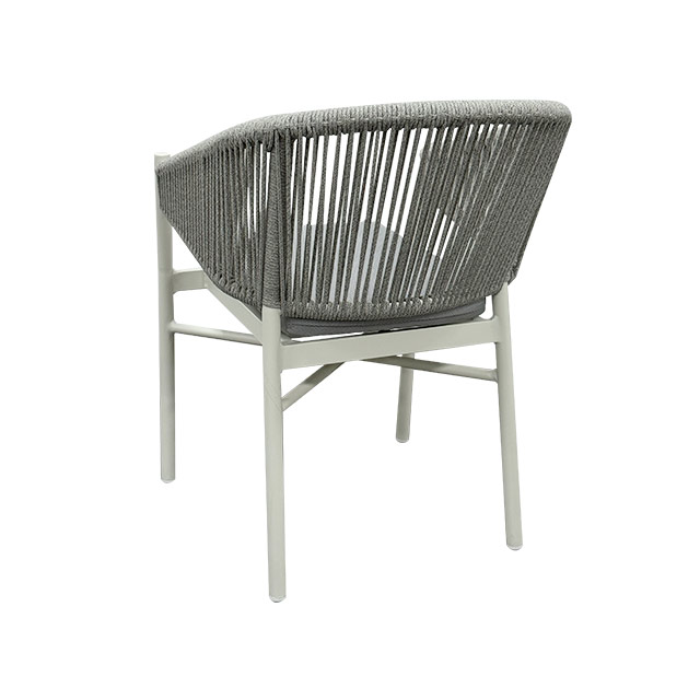 Outdoor Rope-Woven Chairs, Waterproof Leisure Chairs For Villas, Resorts And Hotels, Garden, Courtyard, Terrace And Balcony Furniture