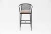 Popular New Technology Design Modern Rattan Aluminum Frame Terrace Family Party Armrest Leisure Outdoor Bar Chair