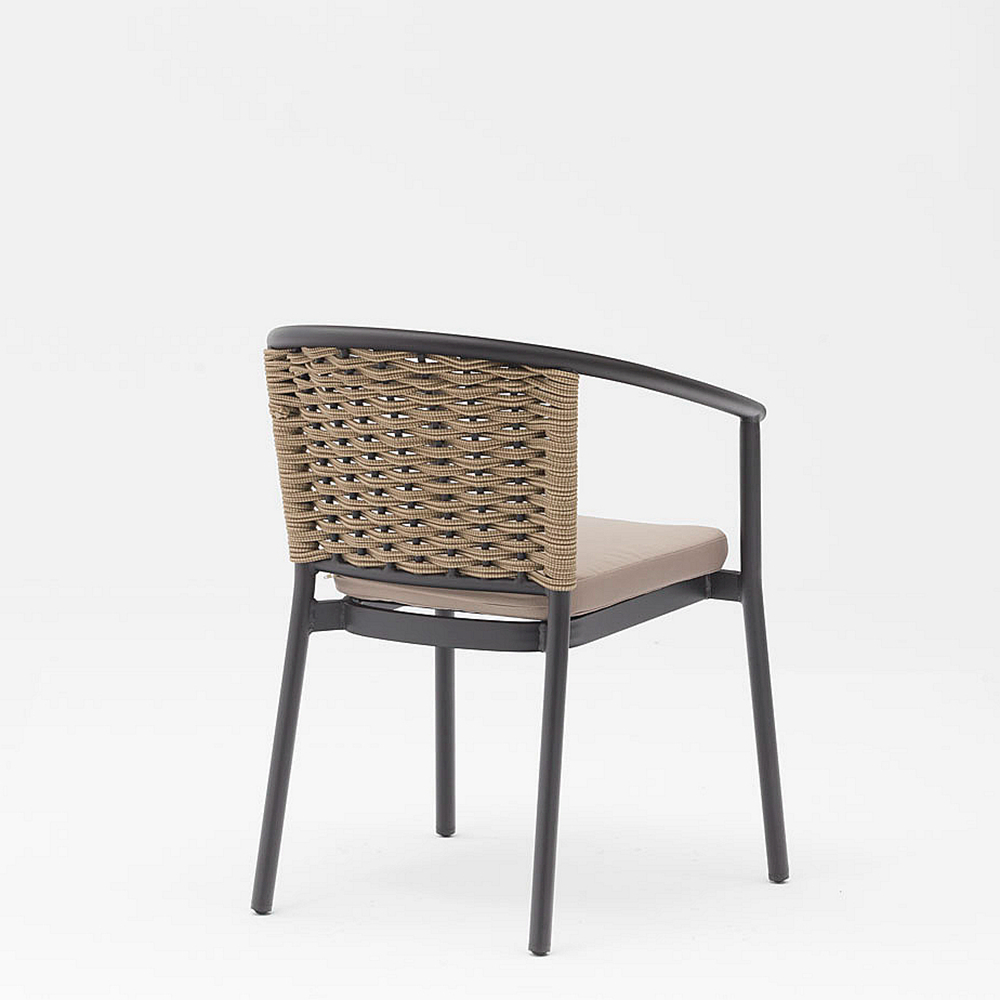 Modern High-quality Hot-selling Durable Waterproof Sun-proof Rattan Terrace Garden Beach Outdoor Rattan Chair