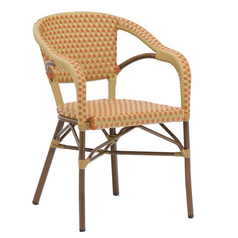 Elegant cheap indoor or outdoor cafe restaurant home aluminium furniture garden chairs