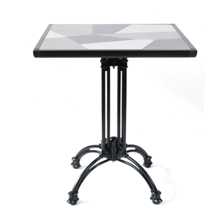 Beer Square Ceramic Top Aluminum Garden Outdoor Cafe Table