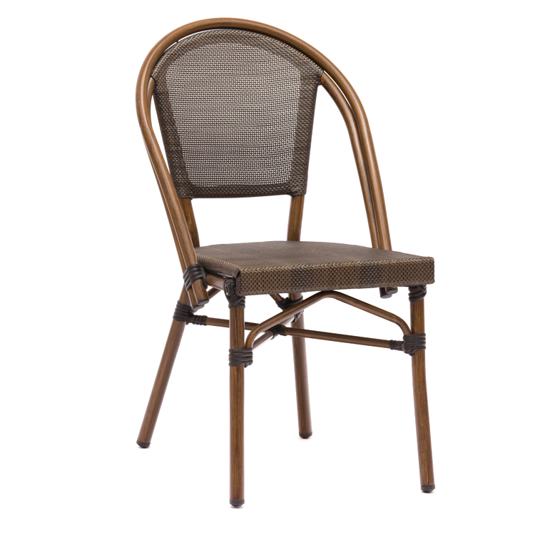 Modern Comfy Metal Folding Outdoor Aluminum Bistro Chairs