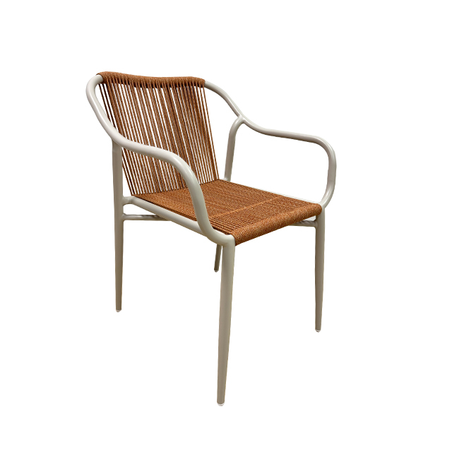 Aluminum Frame Rattan Woven Dining Table Chair Set Weather Resistant Outdoor Patio Furniture
