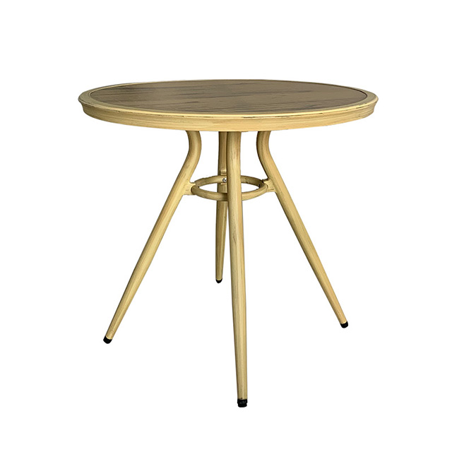 Outdoor Tables AndChairs, Courtyard Anti-Corrosion Wood Tables, Balcony Leisure Coffee Shop And Outdoor Garden Dining Table