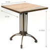 Bar French Bistro Square Dining Table And Chair Set