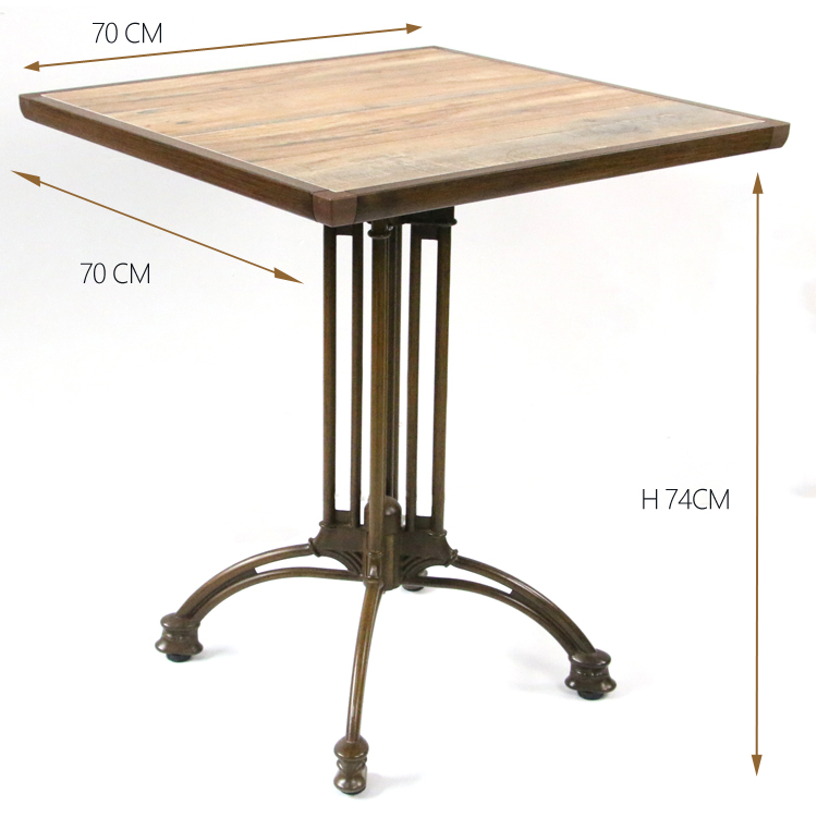 Bar French Bistro Square Dining Table And Chair Set