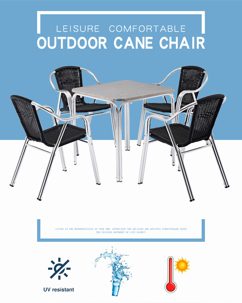 cafe table and chairs