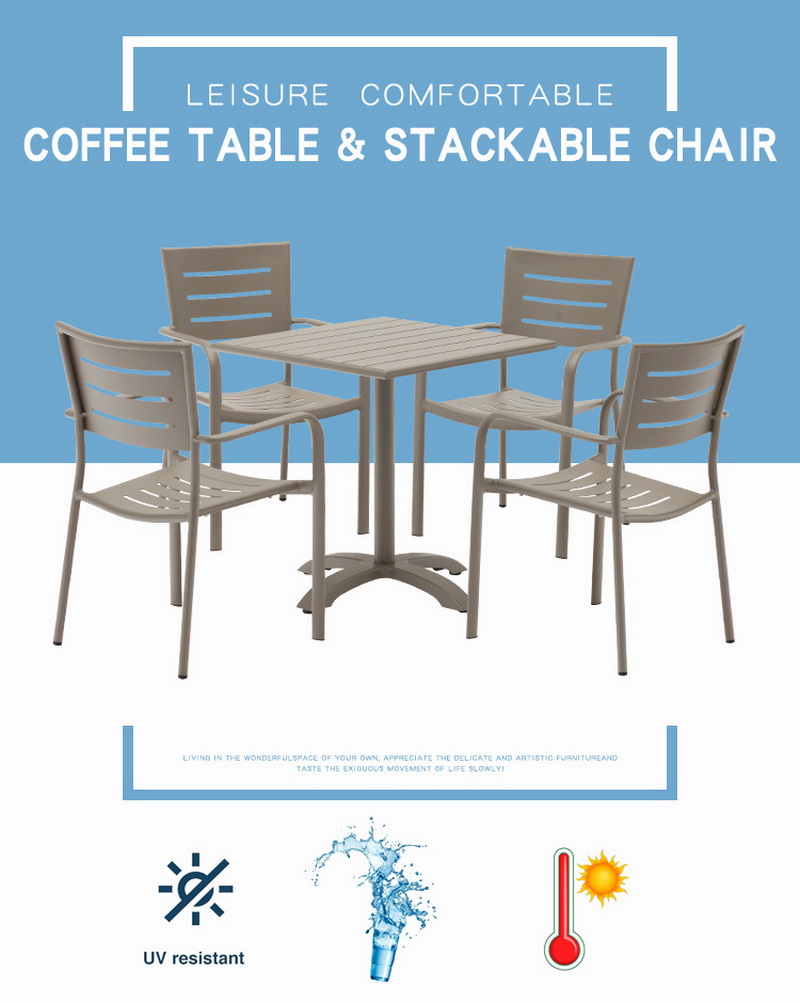outdoor furniture aluminium chairs