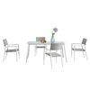 Modern Industrial Cheap White Stacking Restaurant Chairs For Sale