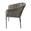 Coffee Shop Modern Restaurant Hotel Aluminum Rope Chair