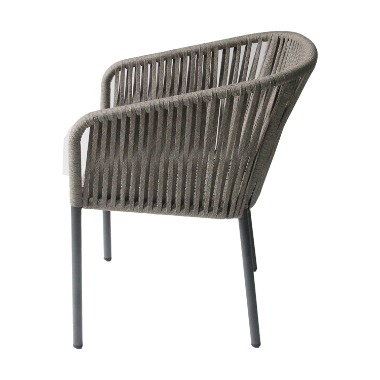 Coffee Shop Modern Restaurant Hotel Aluminum Rope Chair