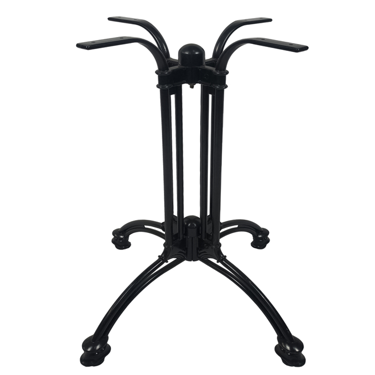 Industrial Iron Square Metal Dining Table Wood Furniture Legs
