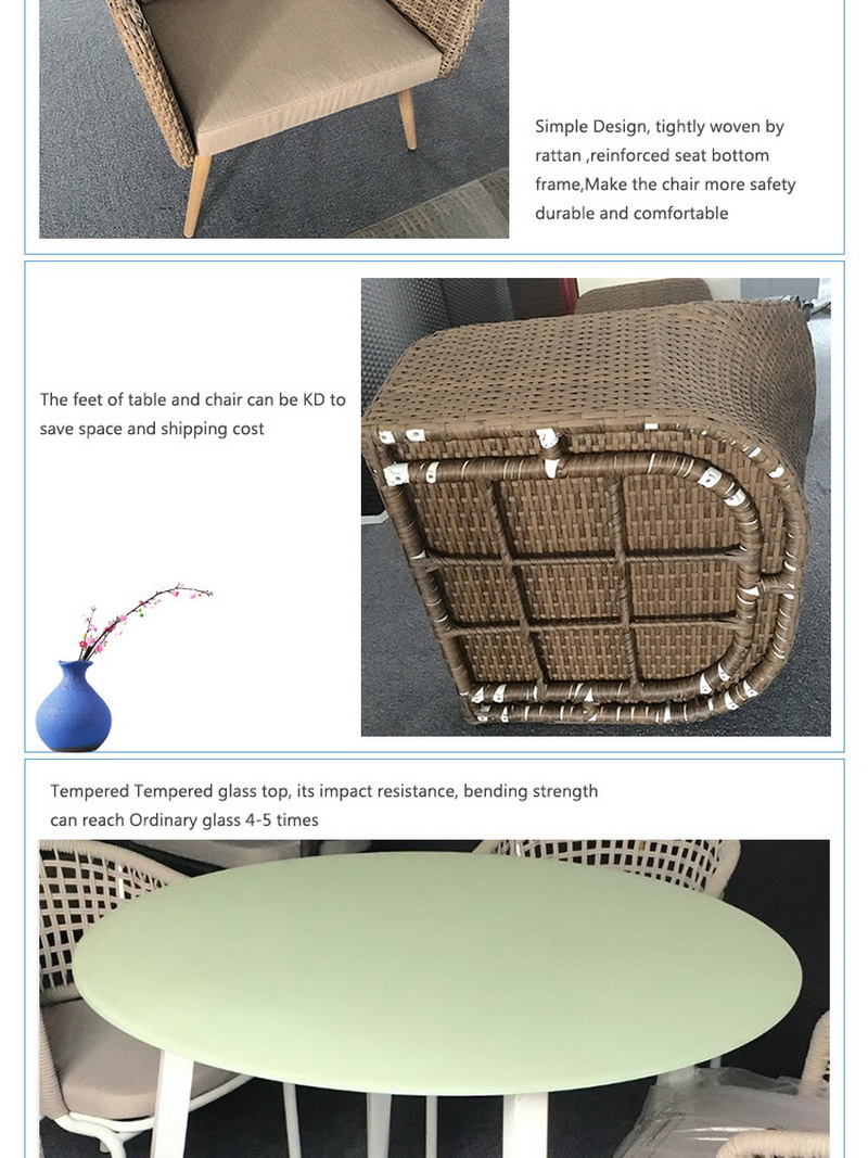 round glass dining room table set