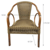 Furniture Rattan Outdoor And Restaurant Aluminium Bamboo Bistro Chair