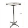 Outdoor Patio Folding Portable Top Cocktail Tall Bar Table