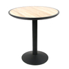 Dinning Bistro Round Ceramic Tile Top Dining Table