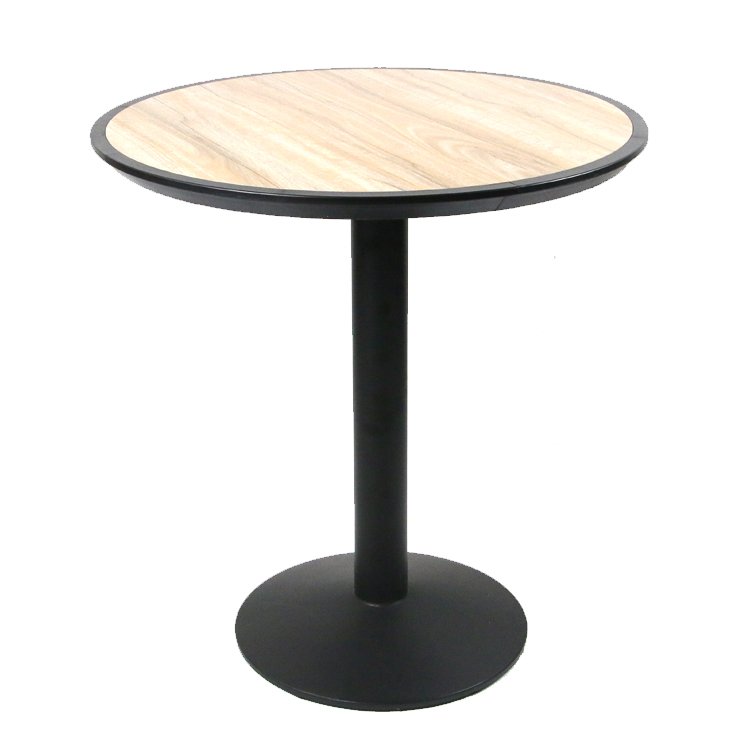 Dinning Bistro Round Ceramic Tile Top Dining Table