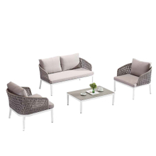 Outdoor Small Patio Metal Wicker Sectional Couch Sofa Sale