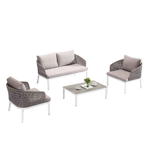 Outdoor Small Patio Metal Wicker Sectional Couch Sofa Sale