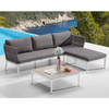 Outdoor Patio Grey Wicker Furniture Sectional With Chaise Sets