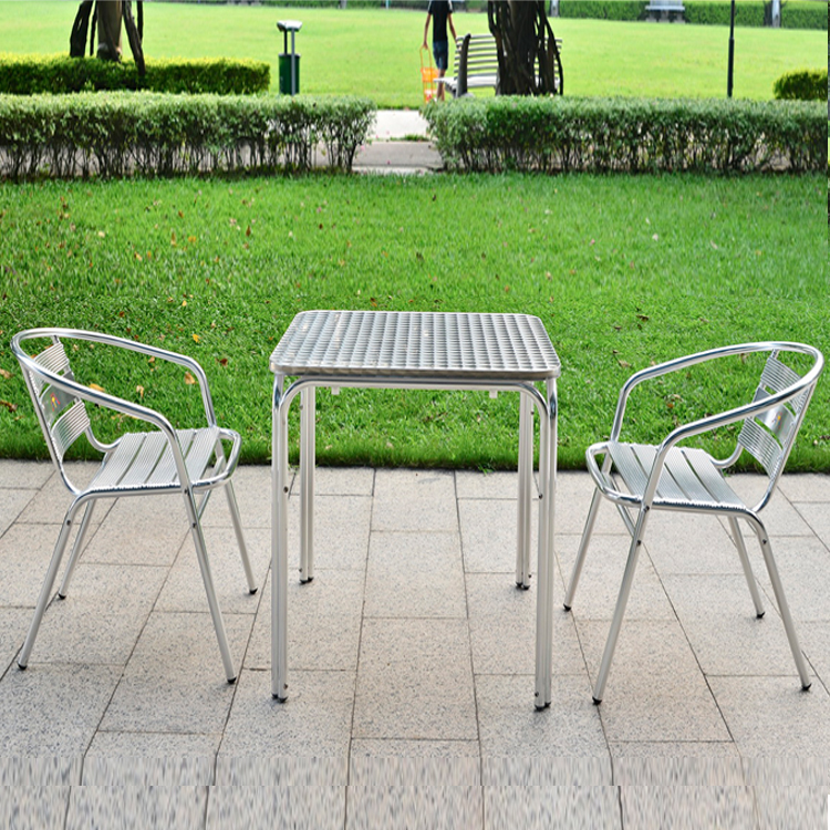 Outdoor Garden Chairs Modern Frame Cafe Aluminium Chair