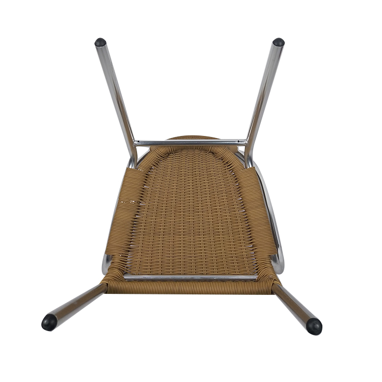 Wicker Restaurant Stacking Dining Wholesale Rattan Outdoor Chair
