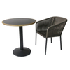 Coffee Shop Modern Restaurant Hotel Aluminum Rope Chair