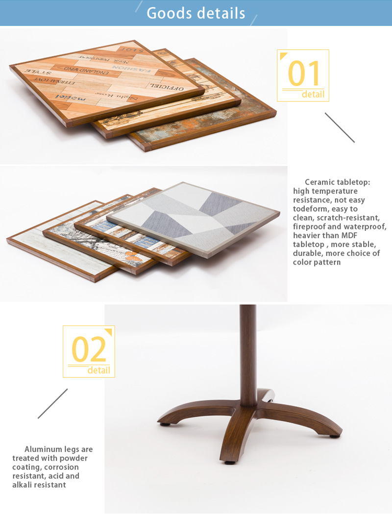 Aluminum garden table and chairs