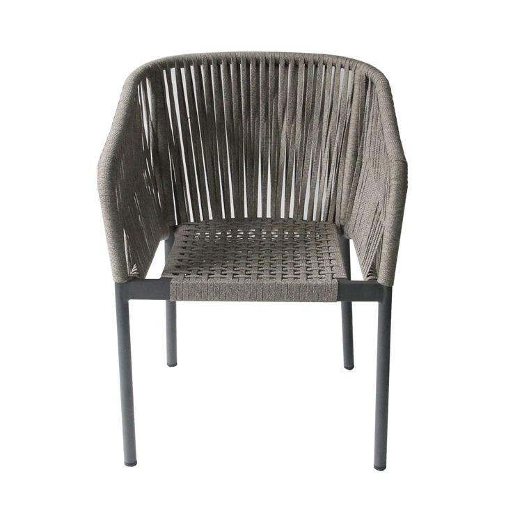 Coffee Shop Modern Restaurant Hotel Aluminum Rope Chair