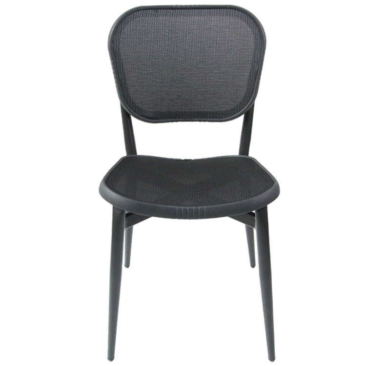 French Modern Paris Outdoor Mesh Chairs Aluminium Bistro Chair