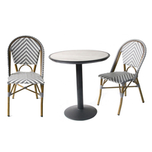 Pub Outdoor Ceramic Dining Table 2 Chair Set