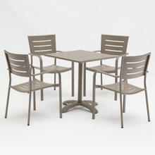 Outdoor Garden Metal Aluminium Patio Table And Chairs Furniture