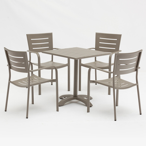 Outdoor Garden Metal Aluminium Patio Table And Chairs Furniture