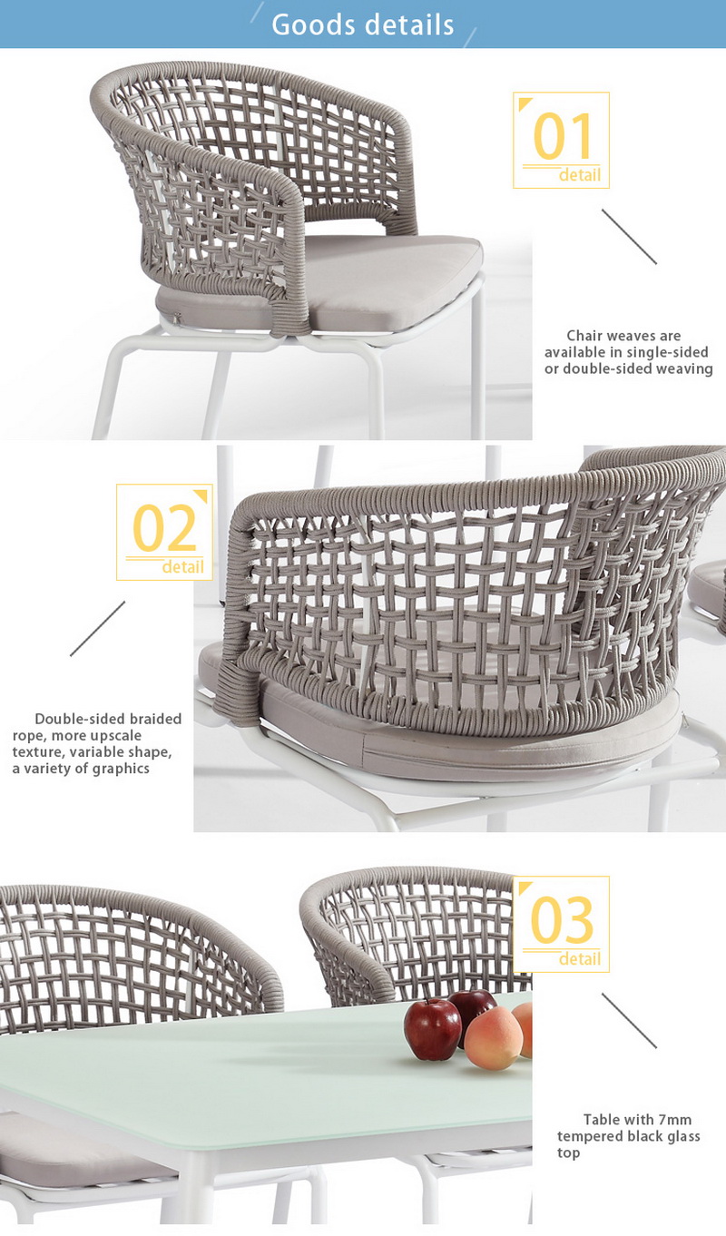 rope outdoor dining chair