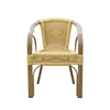 Modern Outdoor Black Rattan Dining Chairs For Sale