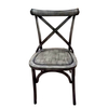 Commercial Outdoor Stackable Aluminum Metal Restaurant Chairs Design