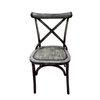 Commercial Outdoor Stackable Aluminum Metal Restaurant Chairs Design