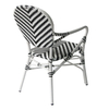 Bistro Garden Patio Rattan Dining Outdoor Table And 2 Chair Set