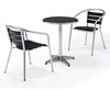 Outdoor Aluminum Plastic Wooden Garden Table And Chairs Furniture
