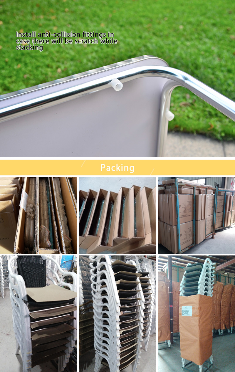 Beach cafe table and chairs