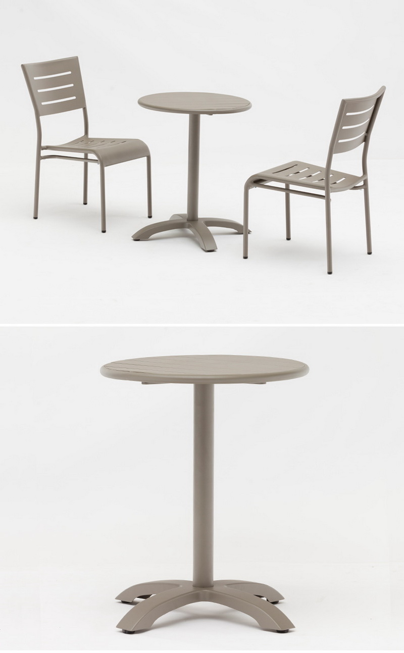 metal bistro table