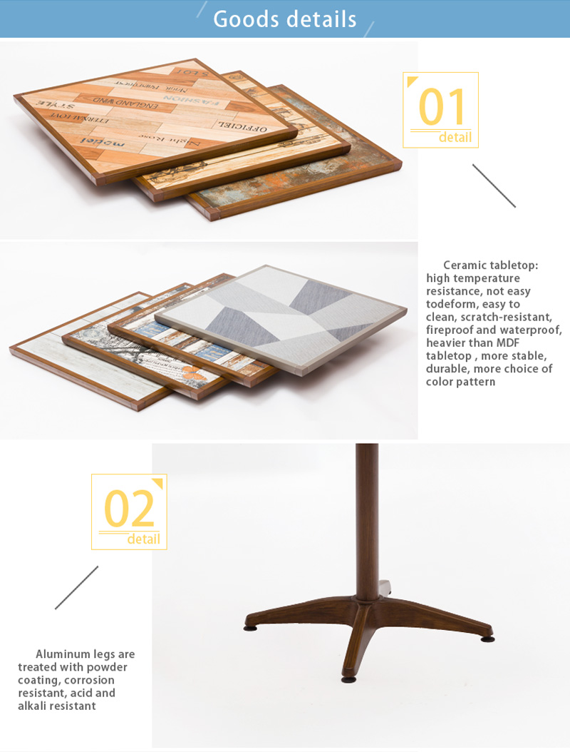 aluminium table and chairs