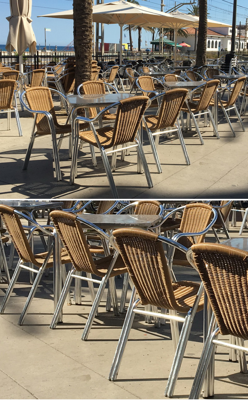 rattan garden armchairs