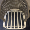 European Bistro Outdoor Patio Vintage Woven Bouncy Rope Dining Chair