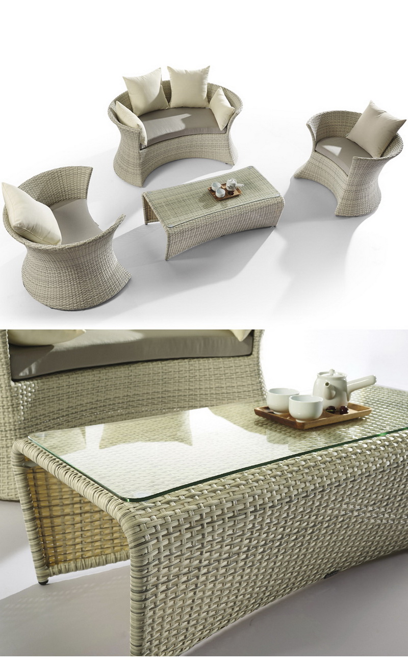 curved outdoor sectional