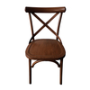 Commercial Outdoor Stackable Aluminum Metal Restaurant Chairs Design