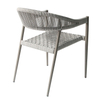 Outdoor Dining Restaurant Aluminium Rope Chair