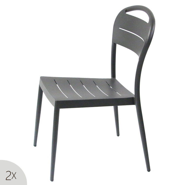 Outdoor Hotel Dining Backyard Aluminium Chair